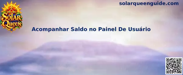 Guia para acompanhar saldo no painel de usuário da Solar Queen