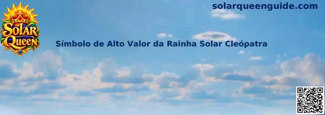 Representação temática do símbolo de alto valor da Rainha Solar Cleópatra em Solar Queen